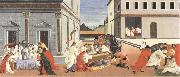 Sandro Botticelli Three miracles of St Zanobius,reviving the dead Sweden oil painting artist